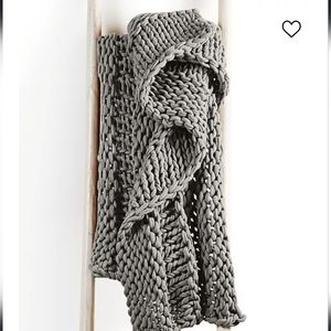 Chunky Knit Throw, 50" x 60"